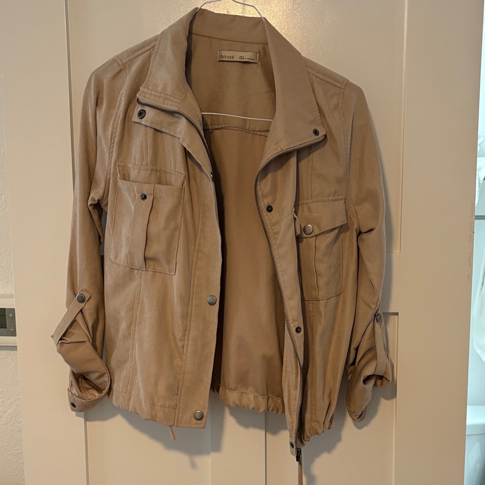 BE COOL Tan Utility Jacket